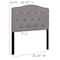 Flash Furniture Cambridge Headboard, Twin Size, Gray Fbrc HG-HB1708-T-LG-GG - alternate 9